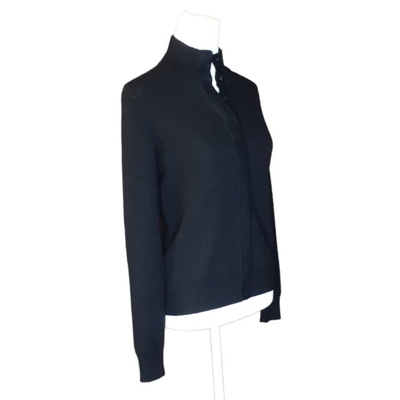 Mercer and Madison Black Merino Wool, Cardigan sweater. Size PM - Picture 1 of 5